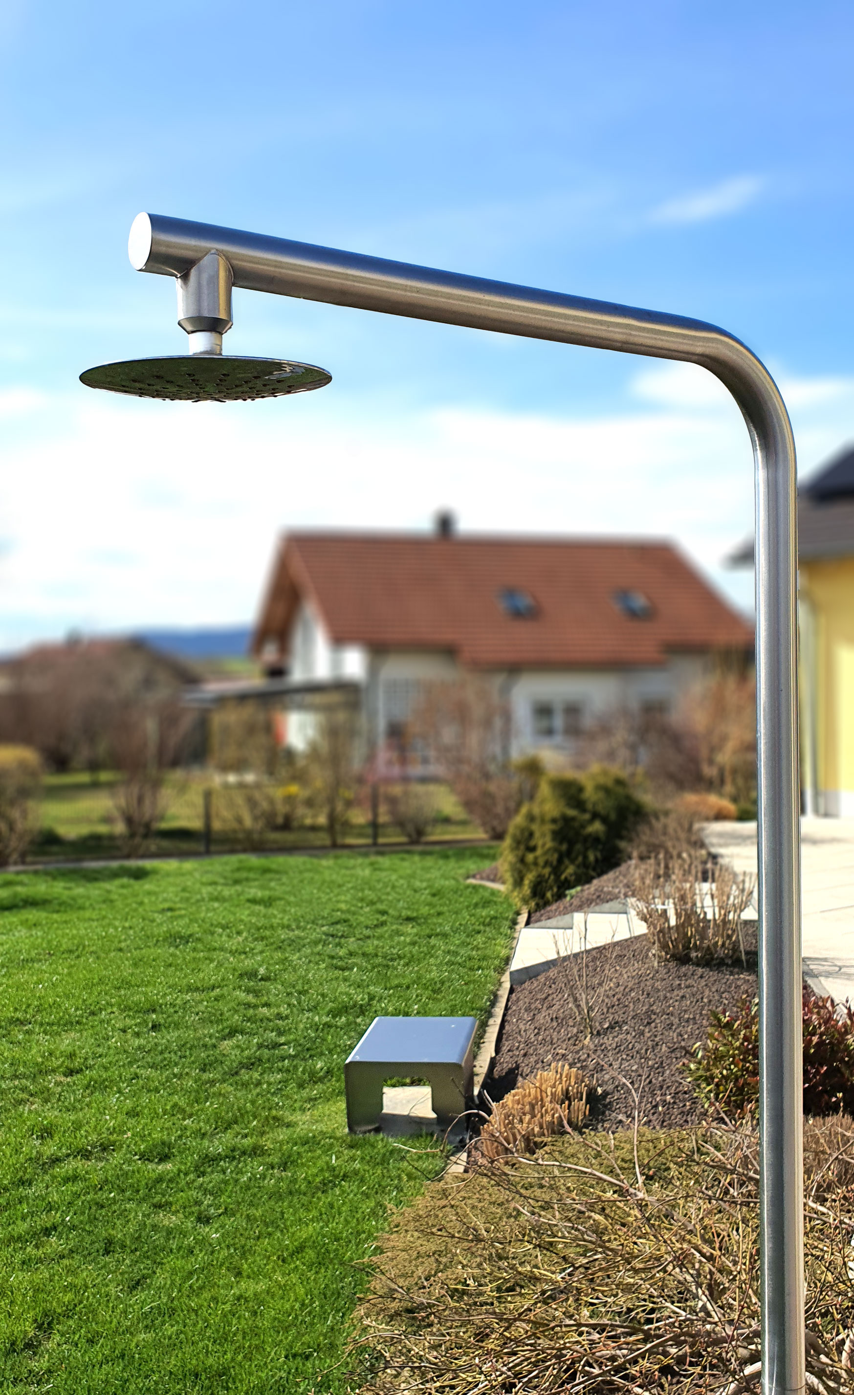 Gartendusche Edelstahl