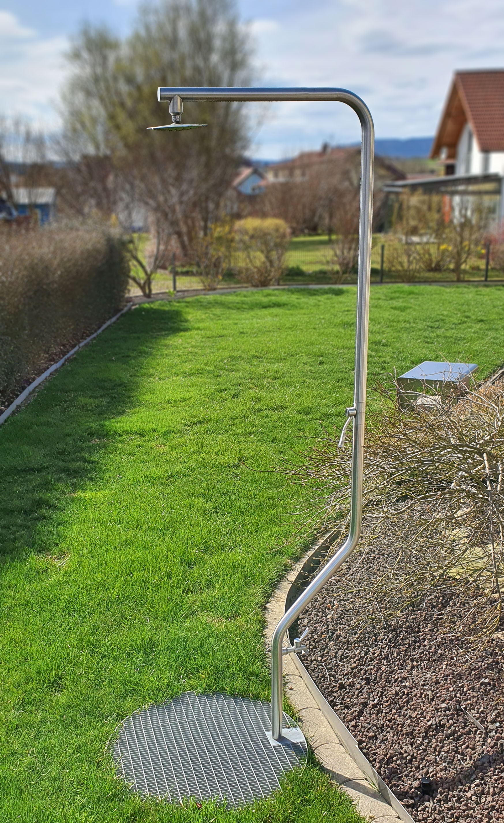Gartendusche Edelstahl