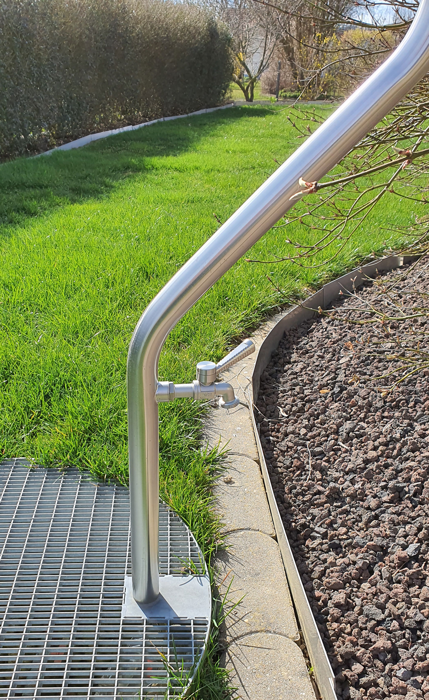 Gartendusche Edelstahl