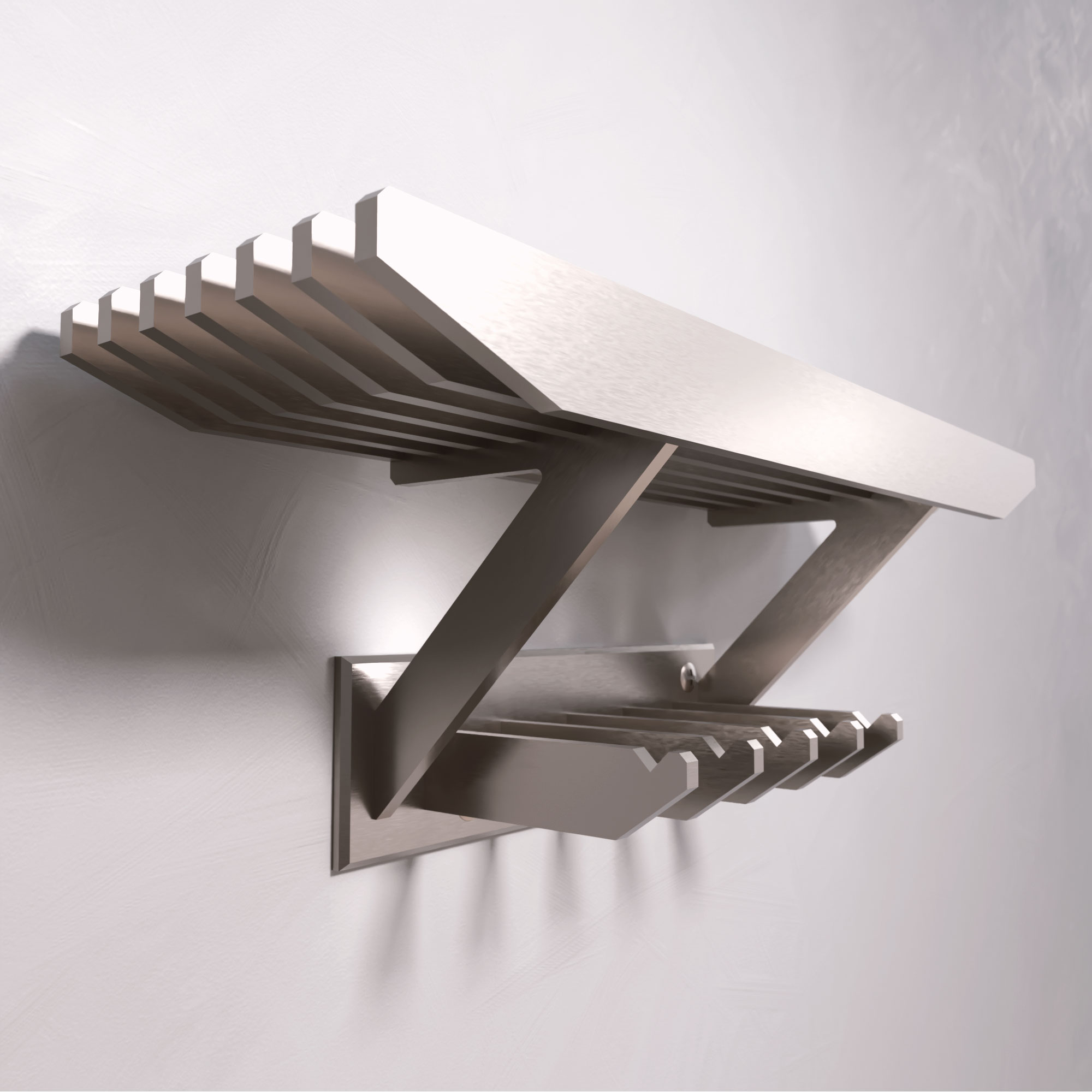 Design Schlüsselablage Edelstahl MODE-Z