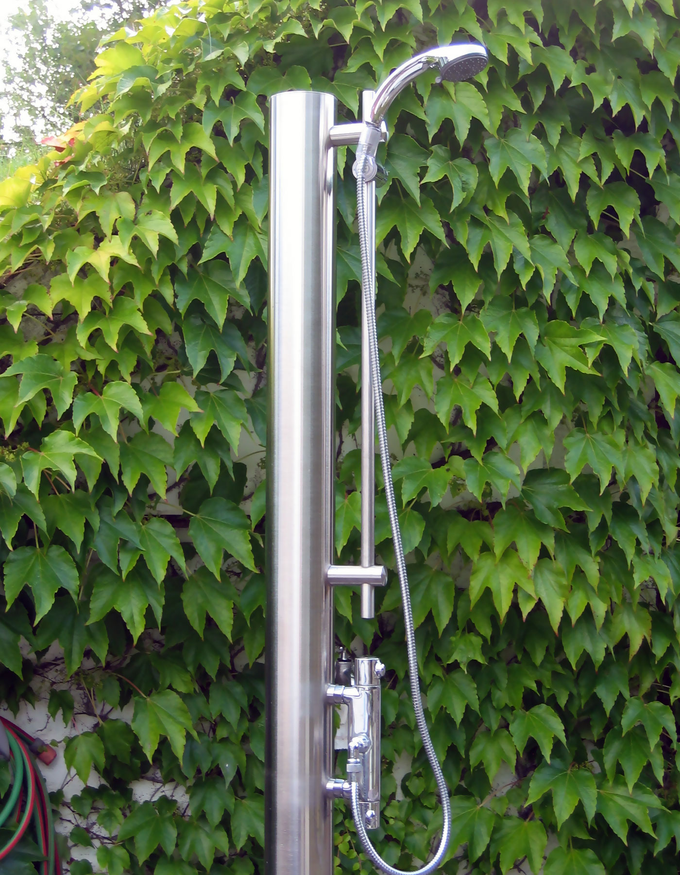 Gartendusche Duschsäule Edelstahl