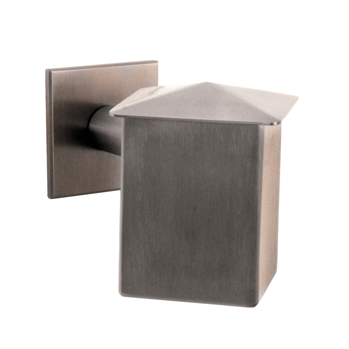 Cenicero de pared de acero inoxidable "angular