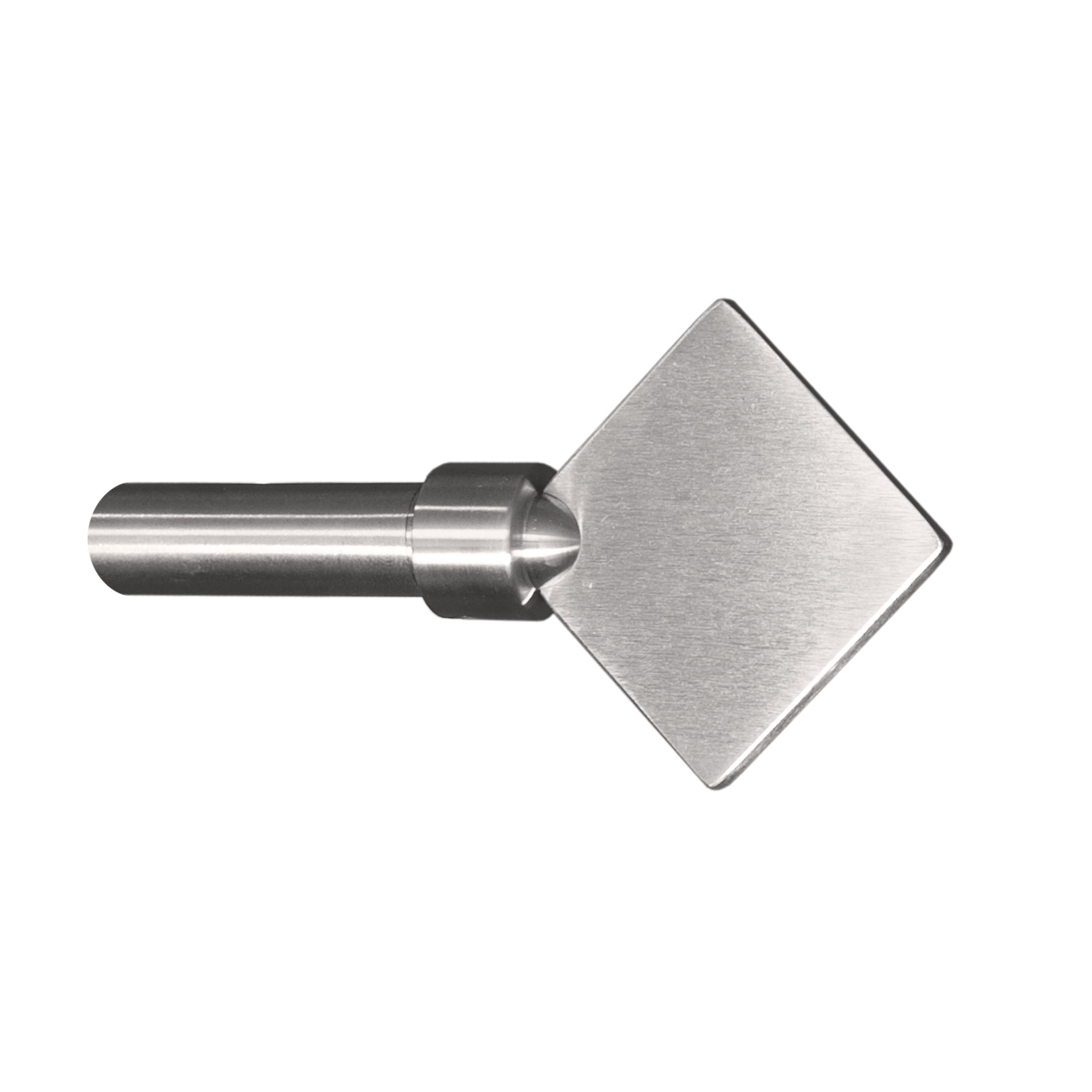 Terminale dell'asta della tenda in acciaio inox