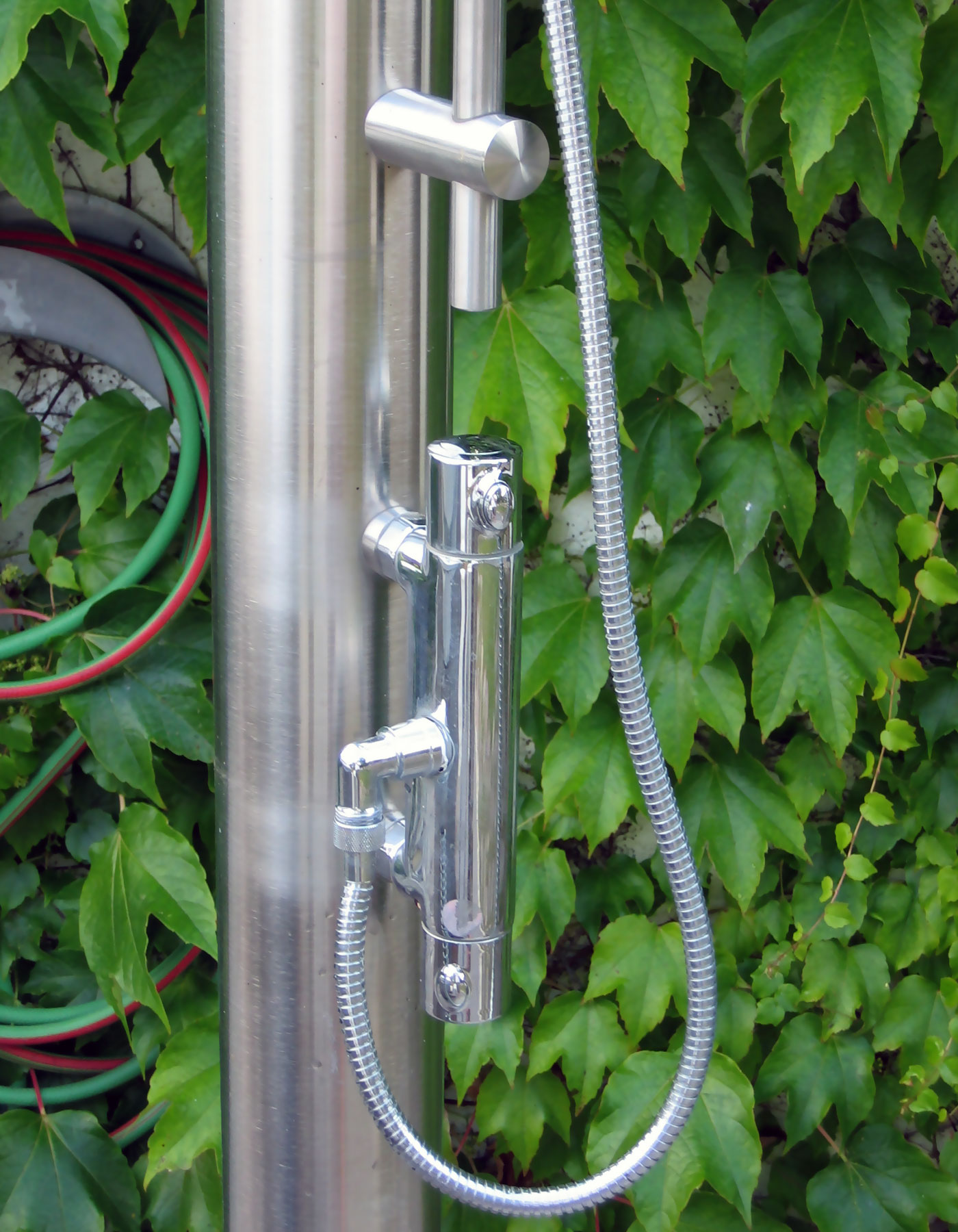 Gartendusche Duschsäule Edelstahl