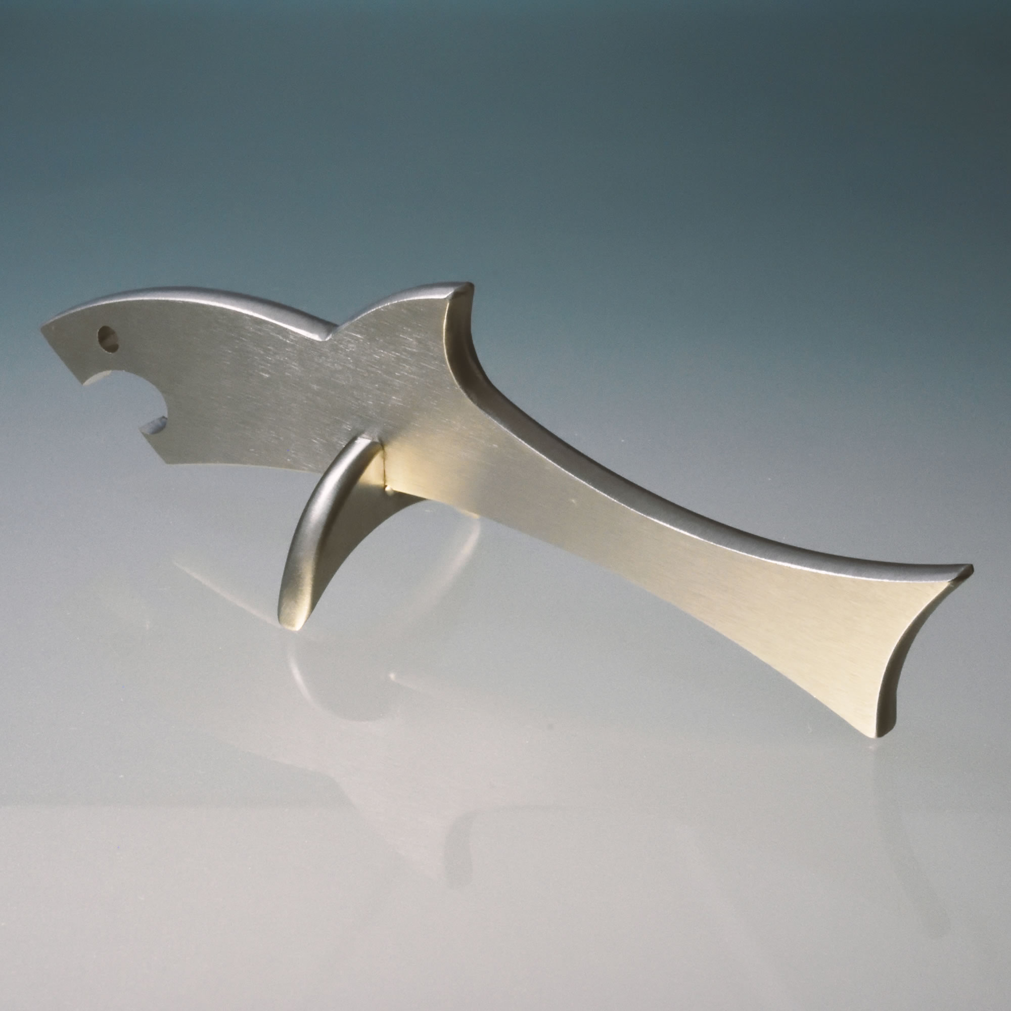 Apribottiglie Squalo in acciaio inox
