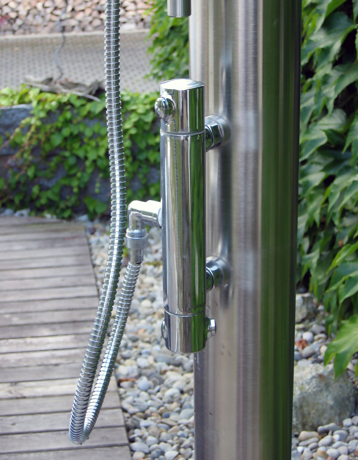 Gartendusche Duschsäule Edelstahl